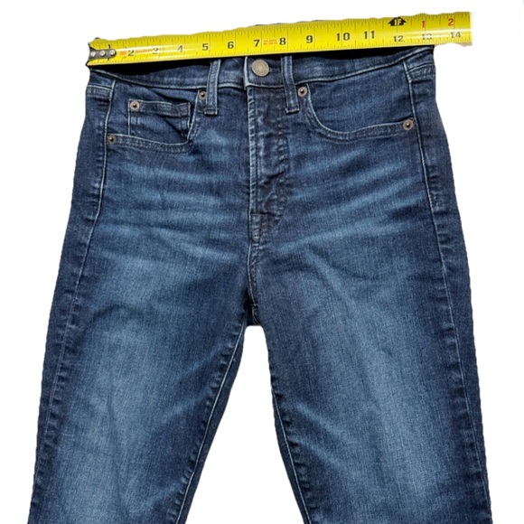 GAP True Skinny High Rise Jeans Womens 26 /2 Petite Dark Wash Stretch Denim - Picture 8 of 9